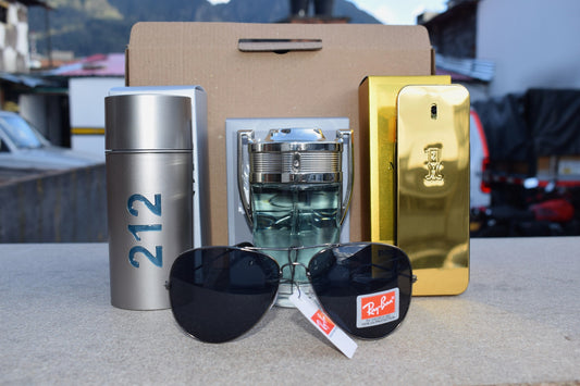 Kit1 212 Men - Invictus - One Million + Gafas