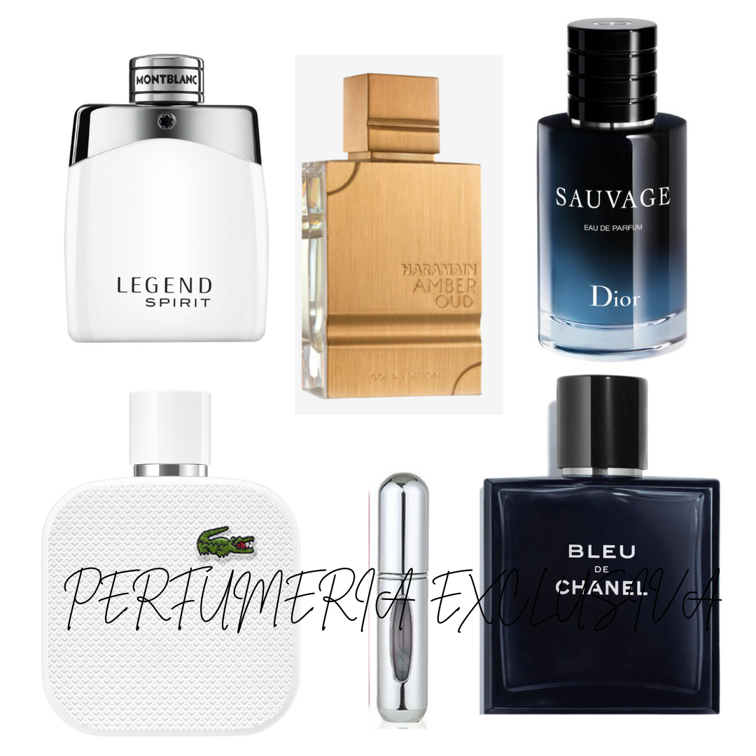 Kit ( 5 perfumes de hombre+perfumero)