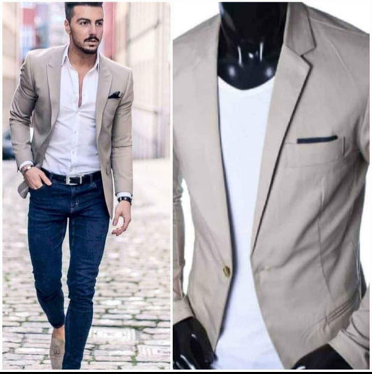 Blazer en dril de hombre