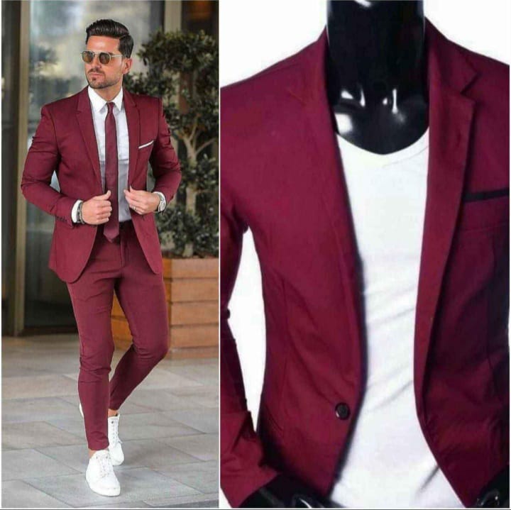 Blazer en dril de hombre