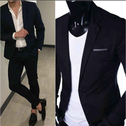 Blazer en dril de hombre