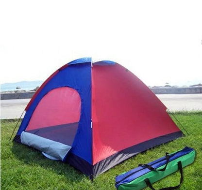 Carpa Camping x 4 Personas Tienda De Campaña Multicolor