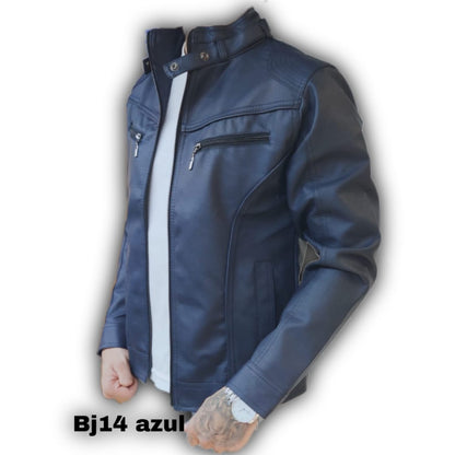 Chaqueta de cuero textil T17