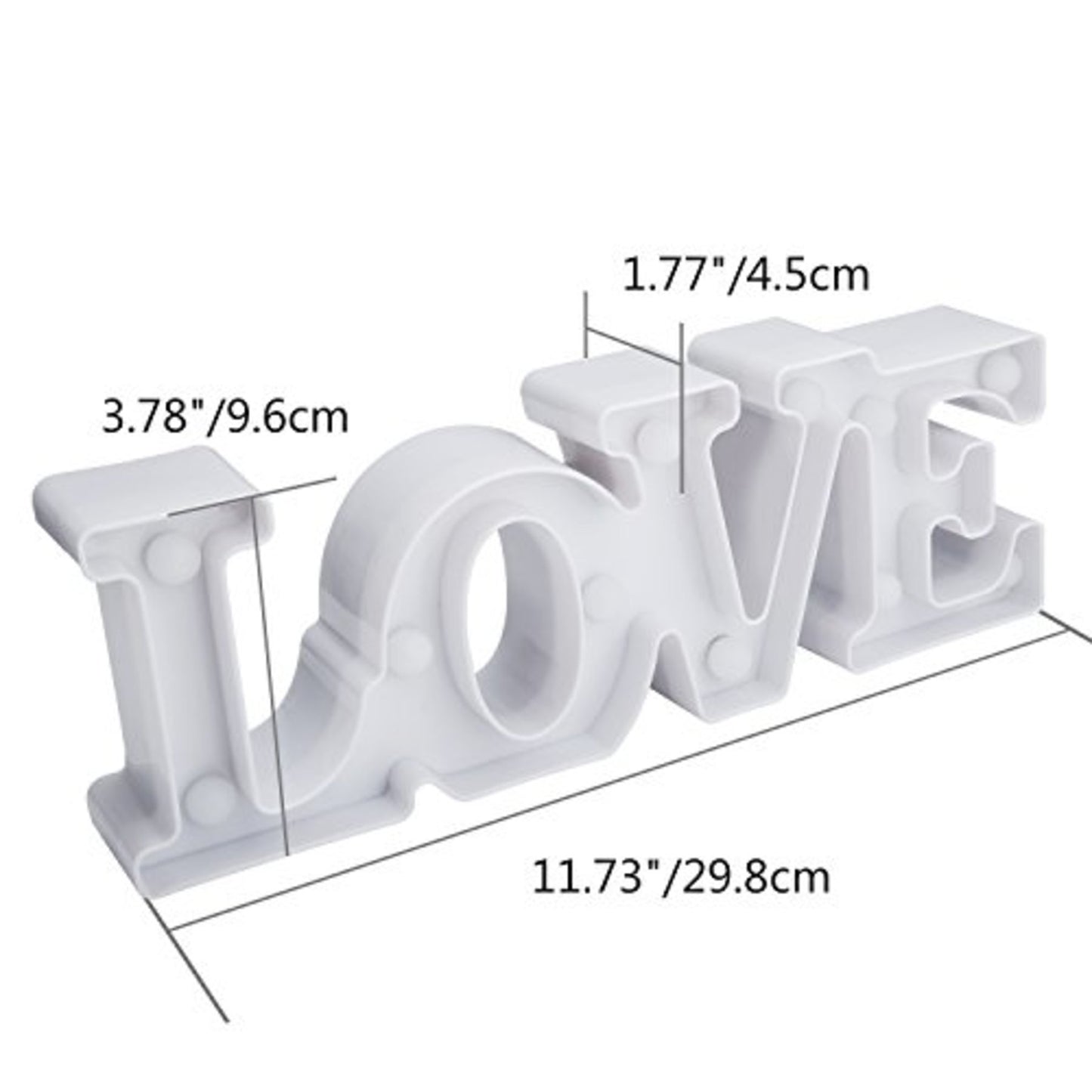 Lampara Love Decoracion Led