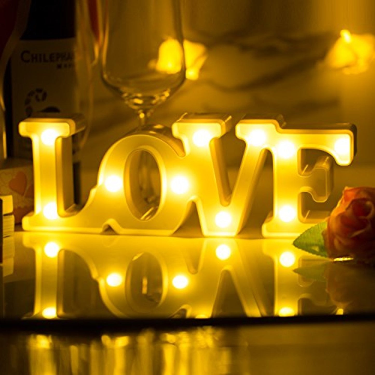 Lampara Love Decoracion Led