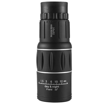 Monocular Potente Doble Enfoque 16x52 Para Exteriores