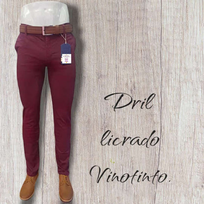 PANTALON DRIL DE CABALLERO