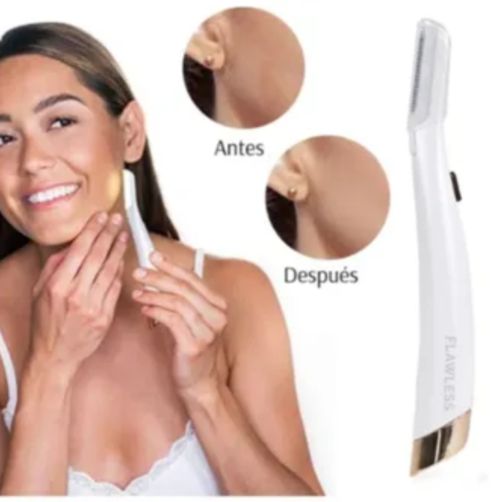 Removedor De Vello Facial Perfilador Flawless Dermaplane