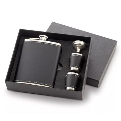 Set Licorera Whiskera 8Oz + 2 copas + Embudo