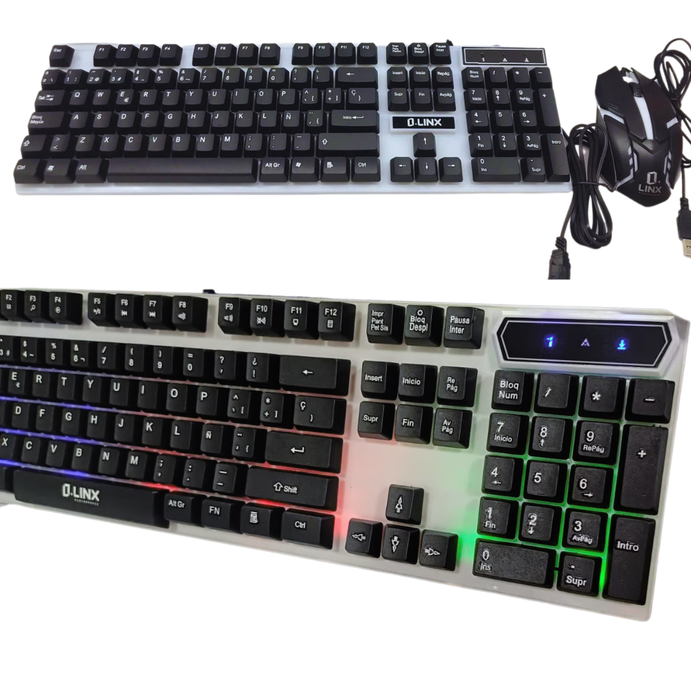 Kit Combo Gamer Teclado + Mouse + Mousepad + Diadema Linx Cbg-01x4 Combo Gamer X4 Linx Cbg-01x4