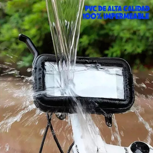 Soporte Porta Celular Impermeable Estuche Bicicleta